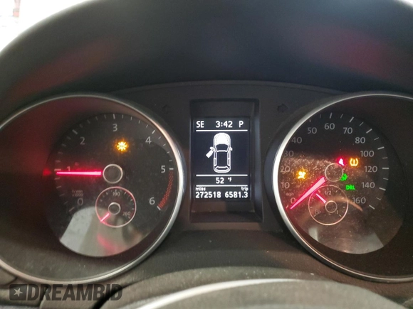 2010 Volkswagen Jetta with VIN 3VWTL8AJXAM660326, listed as a Copart auction lot 57861165 with 272,518 mi miles and Non repairable. Bid and sale history available at DreamBid. Image 9.