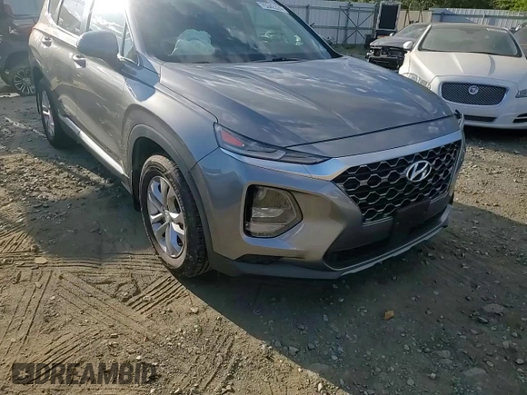 2019 Hyundai Santa Fe SE with VIN 5NMS23AD9KH095747, listed as a Copart auction lot 75342324 with 31,372 mi miles and Salvage Title. Bid and sale history available at carsss.com. Image 10.