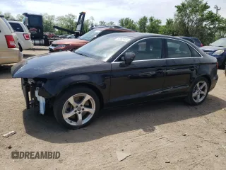2019 Audi A3 Sedan Premium with VIN WAUBEGFFXK1019017, listed as a Copart auction lot 52562444 with 36,129 mi miles. Bid and sale history available at carsss.com. Image 1.