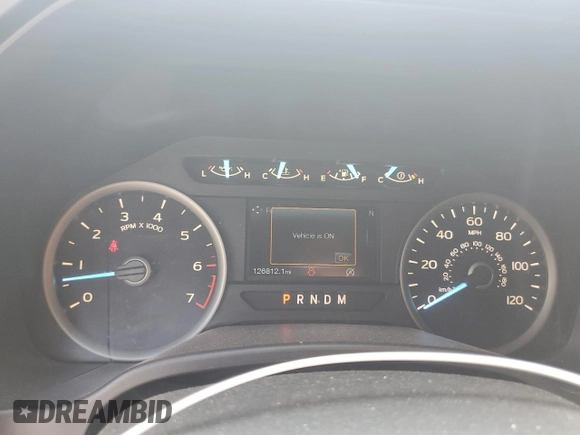 2018 Ford F-150 XL with VIN 1FTEX1CP7JKD78368, listed as a Copart auction lot 55904385 with 126,812 mi miles and Salvage title. Bid and sale history available at DreamBid. Image 9.