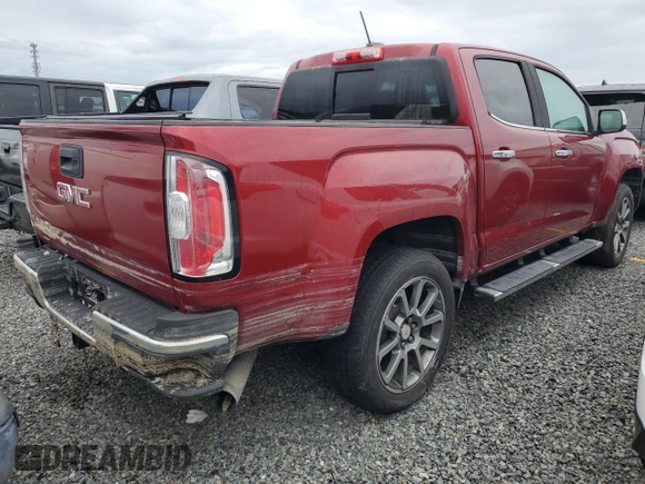 2017 GMC Canyon 4WD Denali with VIN 1GTP6EE14H1179984, listed as a Copart auction lot 74283144 with 0 mi miles and Salvage Title. Bid and sale history available at carsss.com. Image 3.