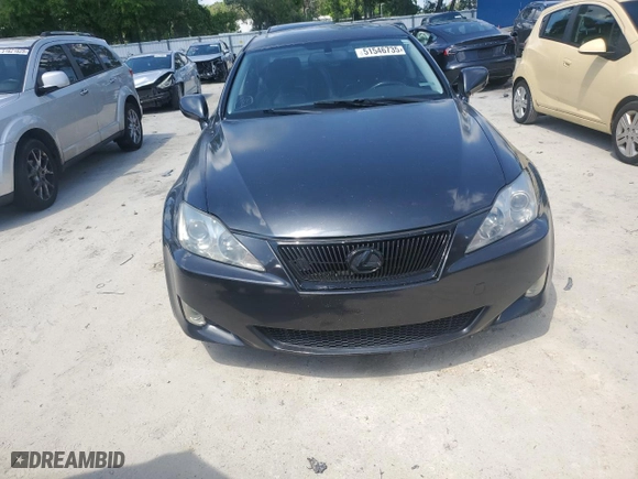 2008 Lexus IS 250 with VIN JTHBK262285063069, listed as a Copart auction lot 51546735 with 186,894 mi miles and Clean Title. Bid and sale history available at carsss.com. Image 5.