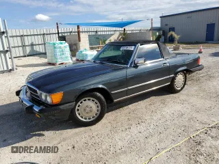 1986 Mercedes-Benz 560 with VIN WDBBA48D8GA054833, listed as a Copart auction lot 83746724 with 114,789 mi miles and Non Repairable. Bid and sale history available at carsss.com. Image 1.