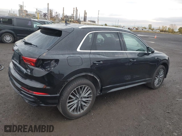 2019 Audi Q3 S line Prestige with VIN WA1FECF38K1079598, listed as a Copart auction lot 75451884 with 71,486 mi miles and Salvage Title. Bid and sale history available at carsss.com. Image 3.