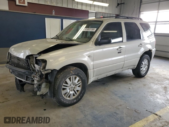 2007 Mercury Mariner Premier with VIN 4M2CU97157KJ11673, listed as a Copart auction lot 41893155 with 258,599 mi miles and Salvage title. Bid and sale history available at DreamBid. Image 1.