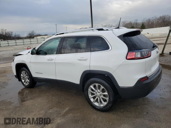 2019 Jeep Cherokee Latitude with VIN 1C4PJMCB9KD238151, listed as a Copart auction lot 50569995 with 121,833 mi miles and Salvage Title. Bid and sale history available at carsss.com. Image 2.