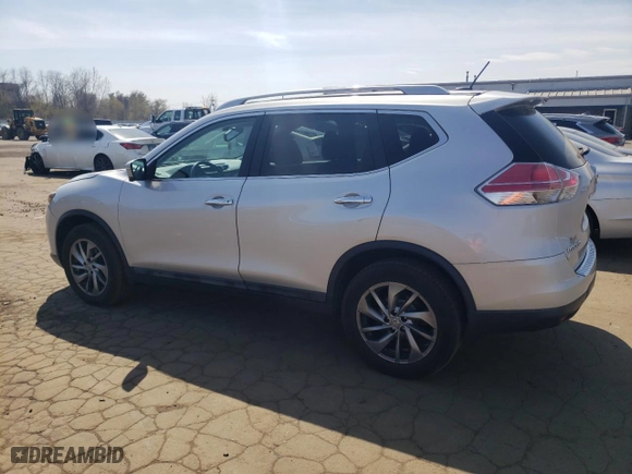 2015 Nissan Rogue SL with VIN 5N1AT2MV3FC787865, listed as a Copart auction lot 53605565 with 95,078 mi miles and Salvage Title. Bid and sale history available at carsss.com. Image 2.