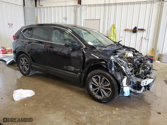 2022 Honda CR-V EX with VIN 7FARW2H56NE010336, listed as a Copart auction lot 51111245 with 54,598 mi miles and Salvage Title. Bid and sale history available at carsss.com. Image 4.