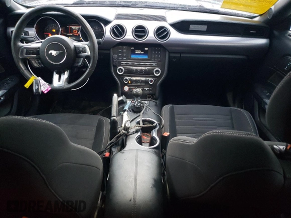 2015 Ford Mustang EcoBoost with VIN 1FA6P8TH1F5337025, listed as a Copart auction lot 86886574 with 87,016 mi miles and Salvage Title. Bid and sale history available at DreamBid. Image 8.