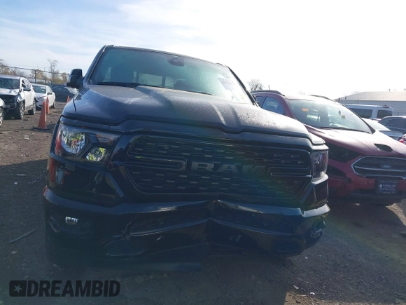 2023 Ram 1500 Big Horn with VIN 1C6SRFBT6PN526761, listed as a IAAI auction lot 40678990 with 8,367 mi miles. Bid and sale history available at carsss.com. Image 12.