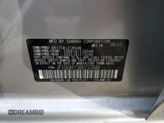 2024 Subaru Impreza Sport with VIN JF1GUAFC9R8237844, listed as a Copart auction lot 79087434 with 3,309 mi miles and Salvage Title. Bid and sale history available at carsss.com. Image 12.