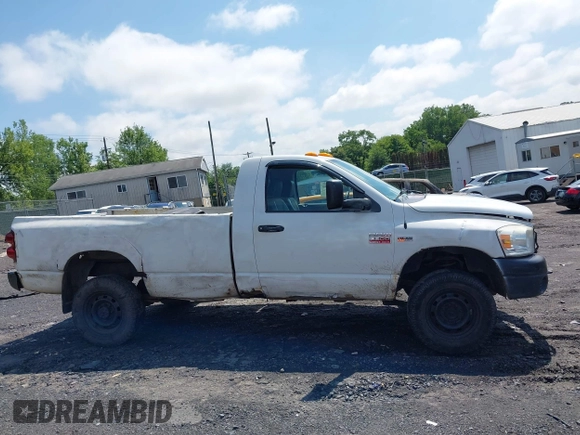 2008 Dodge 2500 ST with VIN 3D7KS26D38G132899, listed as a IAAI auction lot 42747090 with 239,540 mi miles and . Bid and sale history available at DreamBid. Image 13.