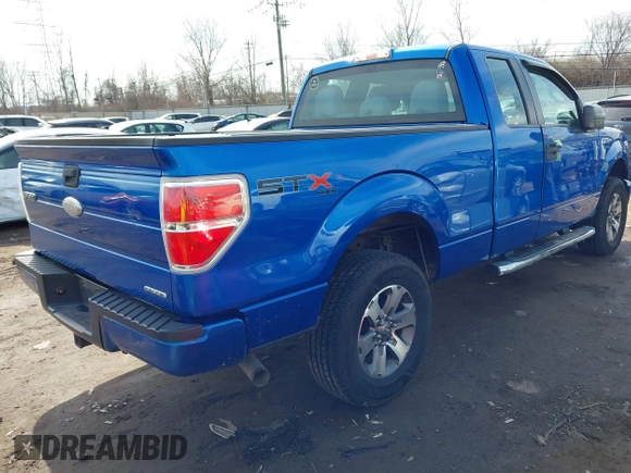 2012 Ford F-150 XL with VIN 1FTFX1EF7CFA24080, listed as a IAAI auction lot 41690141 with 133,905 mi miles. Bid and sale history available at carsss.com. Image 4.