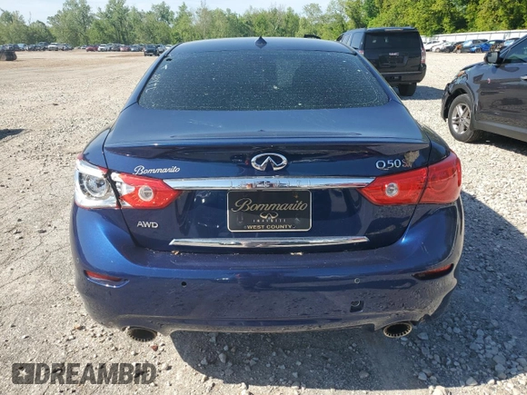 2016 Infiniti Q50 Red Sport 400 с VIN JN1FV7AR4GM451102, выставлен на аукционе Copart как лот 56391595 с пробегом 95 916 миль миль и На запчасти • Non repairable. История ставок и продаж доступна на DreamBid. Изображение 6.