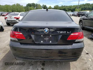 2008 BMW 7 Series 750Li with VIN WBAHN835X8DT84705, listed as a Copart auction lot 67658184 with 191,868 mi miles and Salvage Title. Bid and sale history available at carsss.com. Image 6.