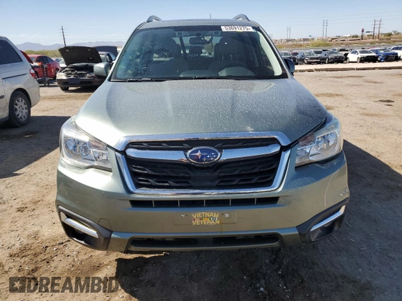 2018 Subaru Forester Premium with VIN JF2SJAGC8JH438474, listed as a Copart auction lot 53691275 with 63,404 mi miles and Salvage Title. Bid and sale history available at DreamBid. Image 5.
