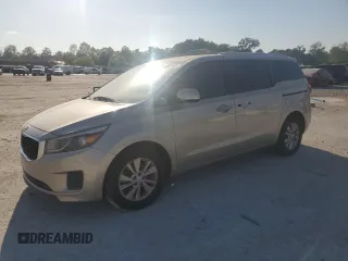2015 Kia Sedona LX with VIN KNDMB5C15F6044126, listed as a Copart auction lot 53624465 with 0 mi miles and Clean Title. Bid and sale history available at carsss.com. Image 1.