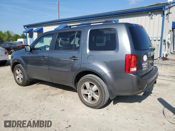 2011 Honda Pilot EX-L with VIN 5FNYF3H79BB026363, listed as a Copart auction lot 51787205 with Not Provided miles and Salvage Title. Bid and sale history available at DreamBid. Image 2.