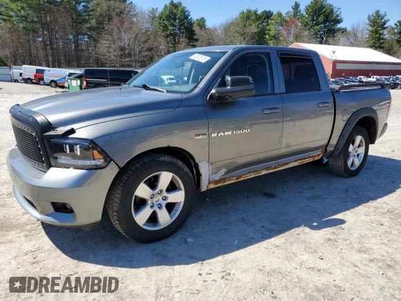 2012 Ram 1500 Sport with VIN 1C6RD7MT6CS222745, listed as a Copart auction lot 52601575 with 140,236 mi miles and Clean Title. Bid and sale history available at carsss.com. Image 1.