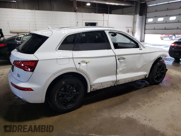 2018 Audi Q5 Premium Plus with VIN WA1BNAFY0J2190573, listed as a Copart auction lot 52830845 with 60,014 mi miles and Salvage Title. Bid and sale history available at carsss.com. Image 3.
