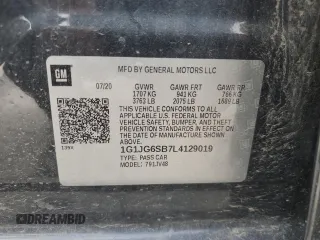 2020 Chevrolet Sonic LT with VIN 1G1JG6SB7L4129019, listed as a Copart auction lot 56726545 with 50,937 mi miles and Salvage title. Bid and sale history available at DreamBid. Image 12.