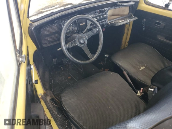 1973 Volkswagen Beetle with VIN 1132632464, listed as a Copart auction lot 70818624 with 6,730 mi miles and Clean Title. Bid and sale history available at DreamBid. Image 8.