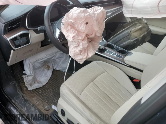 2024 Audi A6 Premium Plus with VIN WAUE3BF20RN041128, listed as a Copart auction lot 51428335 with Not Provided miles and Salvage Title. Bid and sale history available at DreamBid. Image 7.