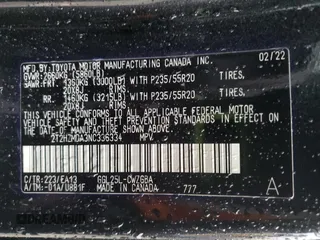 2022 Lexus RX 350 with VIN 2T2HZMDA3NC336334, listed as a Copart auction lot 54588745 with 23,435 mi miles and Salvage title. Bid and sale history available at DreamBid. Image 13.