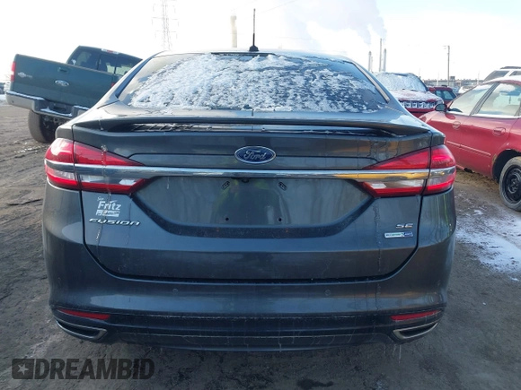 2018 Ford Fusion SE with VIN 3FA6P0T95JR105382, listed as a IAAI auction lot 41637499 with 35,516 mi miles and . Bid and sale history available at carsss.com. Image 16.