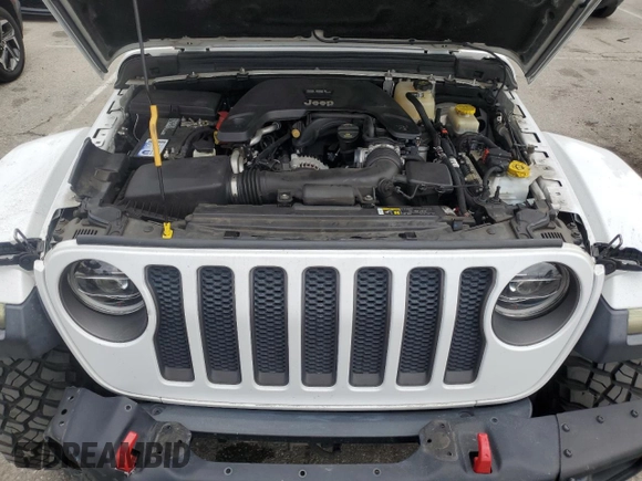 2018 Jeep Wrangler Unlimited Rubicon z VIN 1C4HJXFGXJW258554, wystawiony jako Copart lot #55863905 z przebiegiem 60 492 mil mil oraz Szkoda całkowita • Salvage title. Historia ofert i sprzedaży dostępna na DreamBid. Obrazek 11.
