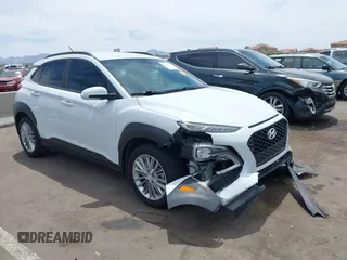 2020 Hyundai Kona SEL with VIN KM8K22AA3LU552610, listed as a IAAI auction lot 42369584 with 37,362 mi miles and . Bid and sale history available at DreamBid. Image 1.