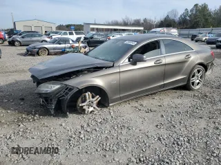 2012 Mercedes-Benz CLS-Class CLS 550 with VIN WDDLJ7DB4CA015667, listed as a Copart auction lot 42695945 with 150,090 mi miles and Salvage Title. Bid and sale history available at carsss.com. Image 1.