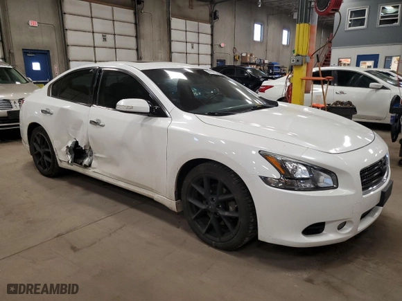 2011 Nissan Maxima 3.5 S with VIN 1N4AA5AP9BC827982, listed as a Copart auction lot 50153735 with 154,885 mi miles and Salvage Title. Bid and sale history available at carsss.com. Image 4.