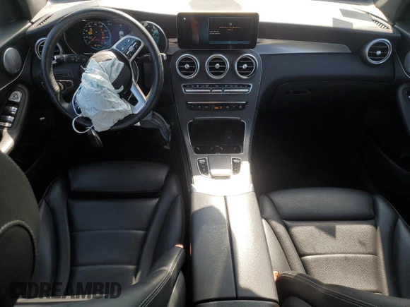 2020 Mercedes-Benz GLC with VIN W1N0G8EB6LF797451, listed as a Copart auction lot 52177575 with 22,831 mi miles and Salvage Title. Bid and sale history available at carsss.com. Image 8.