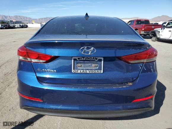 2017 Hyundai Elantra SE with VIN 5NPD84LF8HH158358, listed as a Copart auction lot 47265715 with 118,599 mi miles and Salvage Title. Bid and sale history available at carsss.com. Image 6.