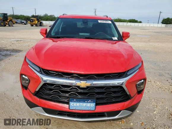 2023 Chevrolet Blazer LT with VIN 3GNKBDRSXPS200571, listed as a Copart auction lot 53403665 with 18,257 mi miles and Clean title. Bid and sale history available at DreamBid. Image 5.