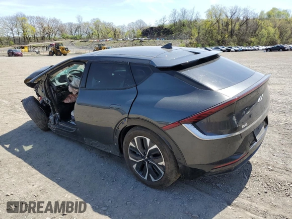 2023 Kia EV6 Wind with VIN KNDC3DLC5P5144383, listed as a Copart auction lot 54276445 with Not Provided miles and Salvage Title. Bid and sale history available at DreamBid. Image 2.