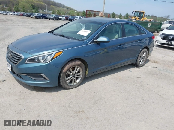 2017 Hyundai Sonata SE with VIN 5NPE24AF9HH452408, listed as a IAAI auction lot 42039484 with 105,004 mi miles. Bid and sale history available at carsss.com. Image 17.