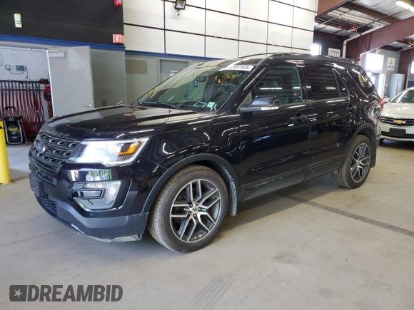 2016 Ford Explorer Sport z VIN 1FM5K8GTXGGA31218, wystawiony jako Copart lot #62681525 z przebiegiem 190 255 mil mil oraz Czysty tytuł • Clean title. Historia ofert i sprzedaży dostępna na DreamBid. Obrazek 1.