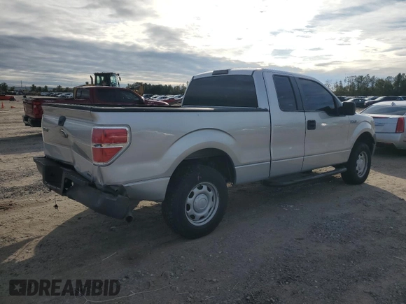 2010 Ford F-150 XL with VIN 1FTFX1CV3AFC98335, listed as a Copart auction lot 83901964 with 93,479 mi miles and Salvage Title. Bid and sale history available at carsss.com. Image 3.