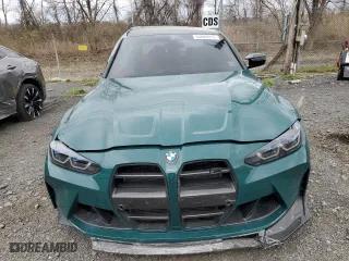 2024 BMW M3 Competition xDrive with VIN WBS43AY08RFT62048, listed as a Copart auction lot 53604915 with 9,412 mi miles and Salvage Title. Bid and sale history available at carsss.com. Image 5.