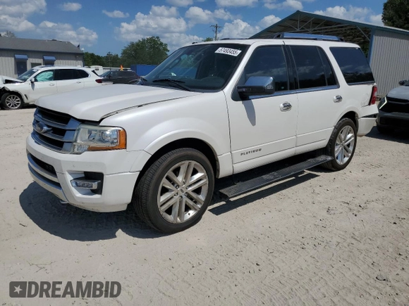 2016 Ford Expedition Platinum с VIN 1FMJU1MT0GEF07461, выставлен на аукционе Copart как лот 57493455 с пробегом 193 091 миль миль и Списание • Salvage title. История ставок и продаж доступна на DreamBid. Изображение 1.