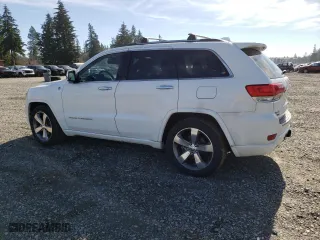 2014 Jeep Grand Cherokee Overland with VIN 1C4RJFCM6EC555482, listed as a Copart auction lot 47474075 with 158,015 mi miles and Salvage Title. Bid and sale history available at carsss.com. Image 2.