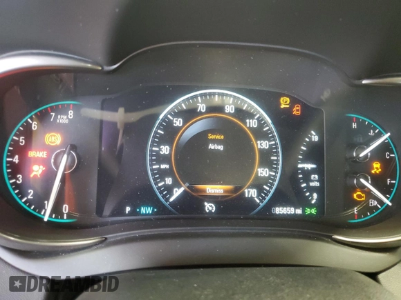 2014 Buick LaCrosse Leather with VIN 1G4GB5G32EF253276, listed as a Copart auction lot 61635095 with 85,659 mi miles and Salvage title. Bid and sale history available at DreamBid. Image 9.