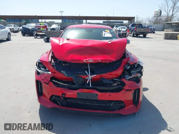2020 Kia Stinger GT with VIN KNAE35LC4L6085147, listed as a IAAI auction lot 41820512 with 37,033 mi miles and . Bid and sale history available at DreamBid. Image 12.