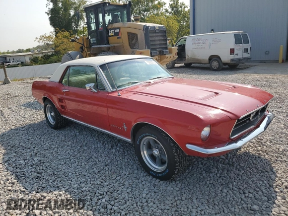1967 Ford Mustang с VIN 7T01C196570, выставлен на аукционе Copart как лот 70523714 с пробегом 86 101 миль миль и Чистый • Clean title. История ставок и продаж доступна на DreamBid. Изображение 4.