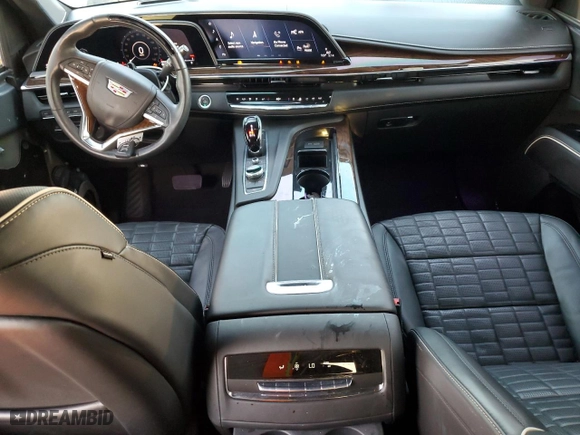 2021 Cadillac Escalade Sport Platinum with VIN 1GYS4GKL5MR474065, listed as a Copart auction lot 75037764 with 30,906 mi miles and Salvage Title. Bid and sale history available at carsss.com. Image 8.