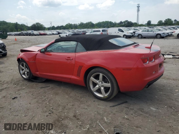 2011 Chevrolet Camaro 1LT with VIN 2G1FB3DD2B9182935, listed as a Copart auction lot 55523415 with 128,580 mi miles and Salvage title. Bid and sale history available at DreamBid. Image 2.