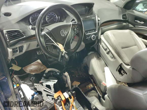 2018 Acura MDX Sport Hybrid w/Technology Pkg with VIN 5J8YD7H55JL000478, listed as a Copart auction lot 80960964 with 0 mi miles and Salvage Title. Bid and sale history available at carsss.com. Image 8.