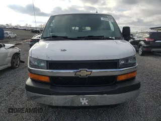 2014 Chevrolet Express Passenger LT with VIN 1GAZG1FG9E1108950, listed as a Copart auction lot 45370685 with 537,650 mi miles and Salvage title. Bid and sale history available at DreamBid. Image 5.